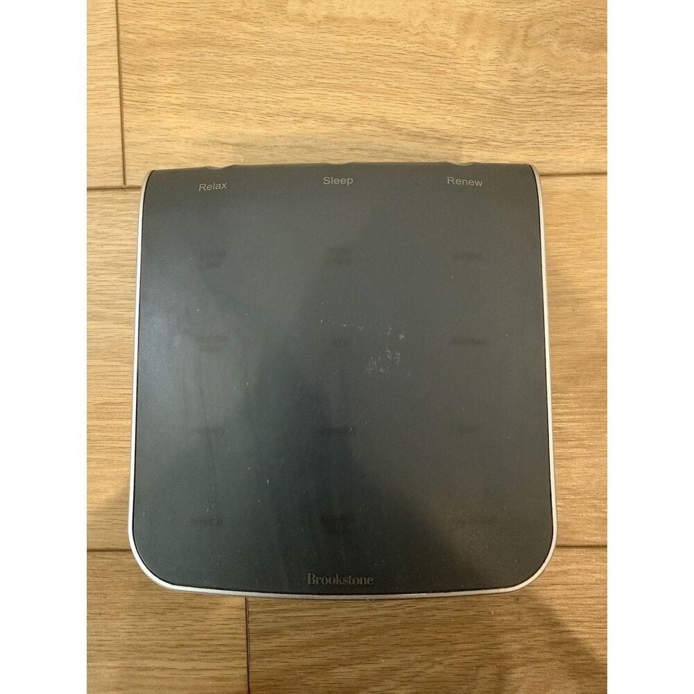 Brookstone Tranquil Moments Sleep Therapy System White Noise Machine 12 Sounds